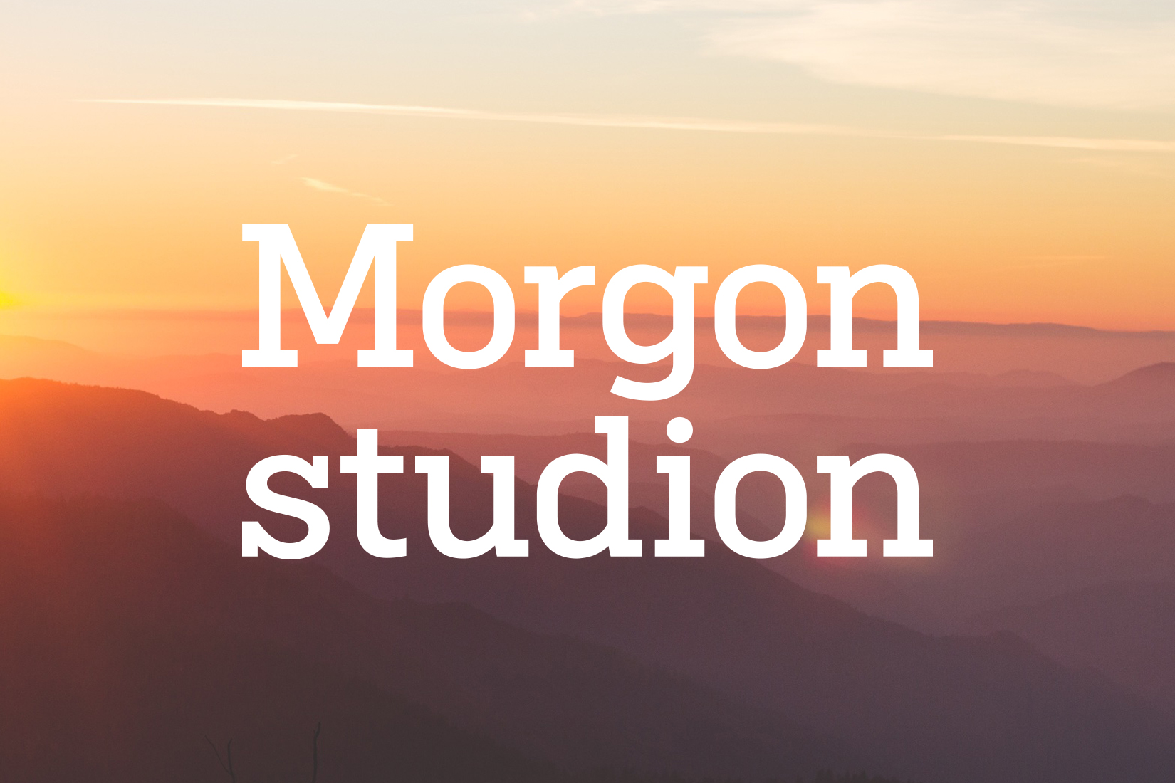 Morgonstudion logotype